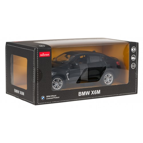 Autko Metalowe 1:24 BMW X6M Czarny RASTAR