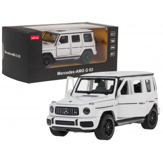Autko Metalowe 1/32 Mercedes-Benz AMG G63 z Dźwiękiem Białe RASTAR