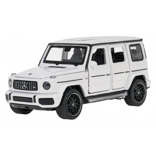 Autko Metalowe 1/32 Mercedes-Benz AMG G63 z Dźwiękiem Białe RASTAR