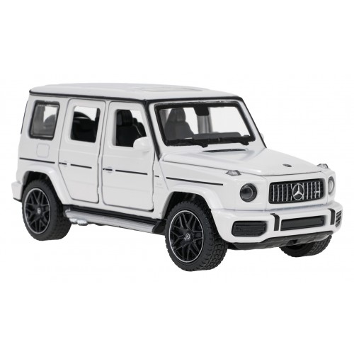 Autko Metalowe 1/32 Mercedes-Benz AMG G63 z Dźwiękiem Białe RASTAR