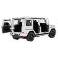 Autko Metalowe 1/32 Mercedes-Benz AMG G63 z Dźwiękiem Białe RASTAR