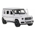 Autko Metalowe 1/32 Mercedes-Benz AMG G63 z Dźwiękiem Białe RASTAR