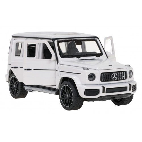 Autko Metalowe 1/32 Mercedes-Benz AMG G63 z Dźwiękiem Białe RASTAR