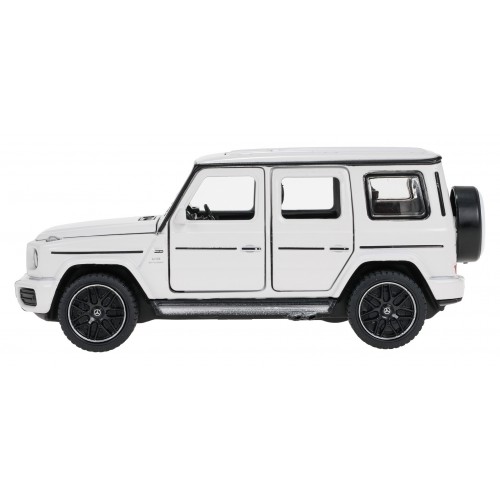 Autko Metalowe 1/32 Mercedes-Benz AMG G63 z Dźwiękiem Białe RASTAR