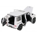 Autko Metalowe 1/32 Mercedes-Benz AMG G63 z Dźwiękiem Białe RASTAR