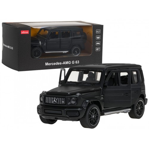 Autko Metalowe 1/32 Mercedes-Benz AMG G63 z Dźwiękiem Czarny RASTAR