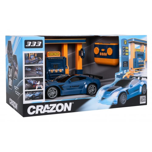 R/C Pojazd Sporty + Stacja Tankowania