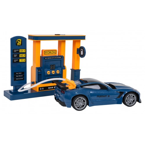R/C Pojazd Sporty + Stacja Tankowania