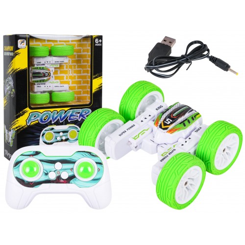 Pojazd R/C POWER STUNT 1:32 Zielony