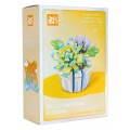 Zestaw klocków kreatywnych Kwiaty w kolorowej doniczce 306 el. dla dzieci 6+