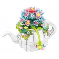 Zestaw klocków kreatywnych Kwiaty w czajniku 255 el. dla dzieci 6+