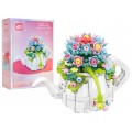 Zestaw klocków kreatywnych Kwiaty w czajniku 255 el. dla dzieci 6+