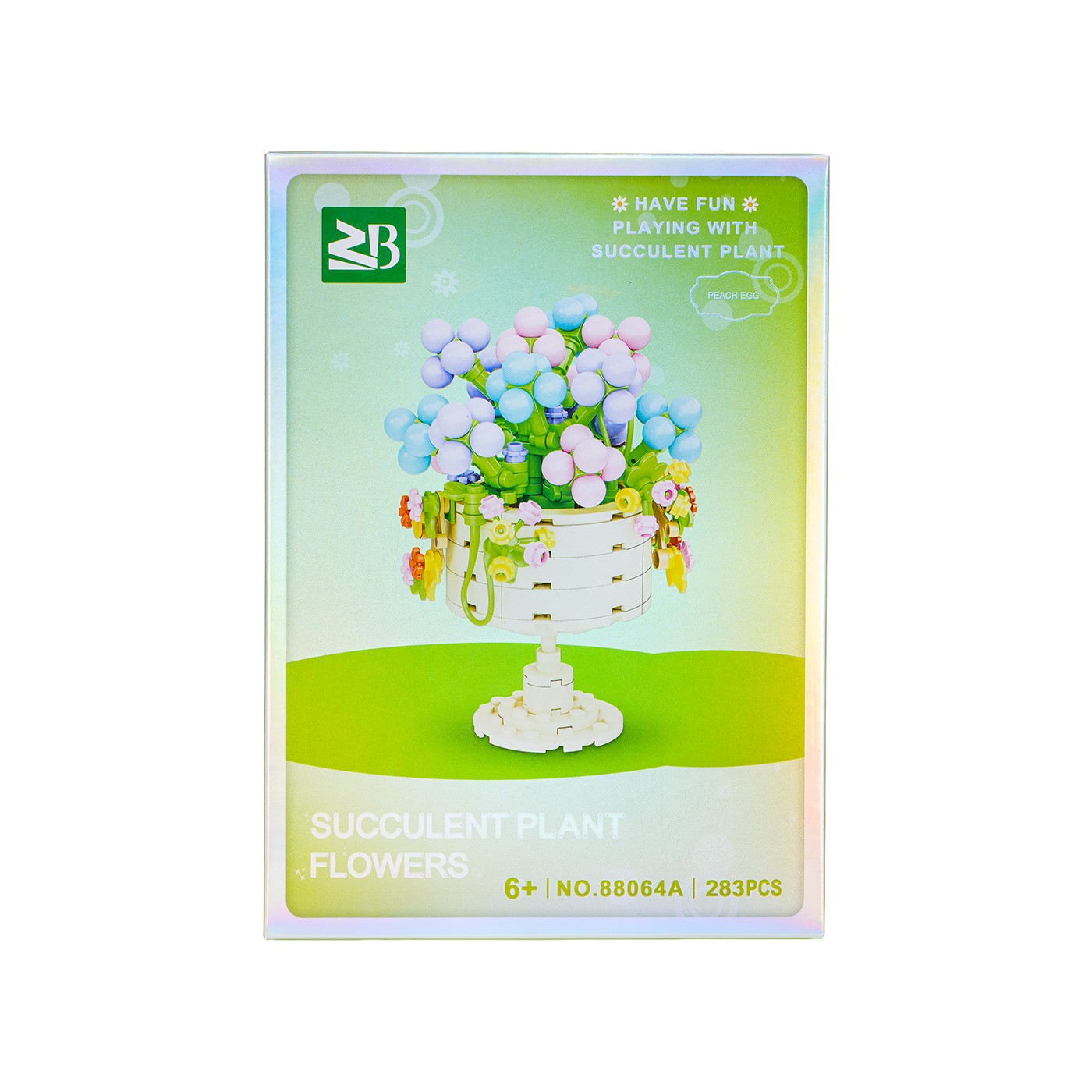 Zestaw klocków kreatywnych Kwiaty w kielichu 283 el. dla dzieci 6+