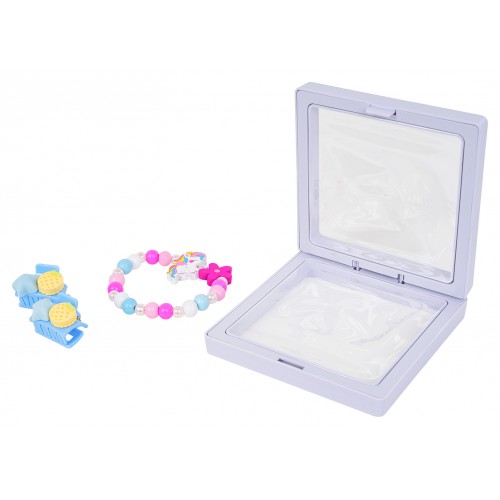 Zestaw Biżuterii Jednorożec Różowy Kwiatek