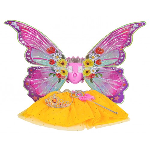 Zestaw Skrzydeł Motyla + Żółta Spódniczka