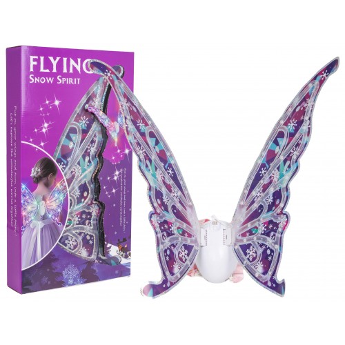 Podświetlane Skrzydła Motyla z Muzyką