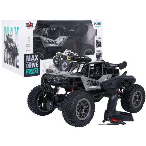R/C Crawler STUNT Racing Szary 1:8