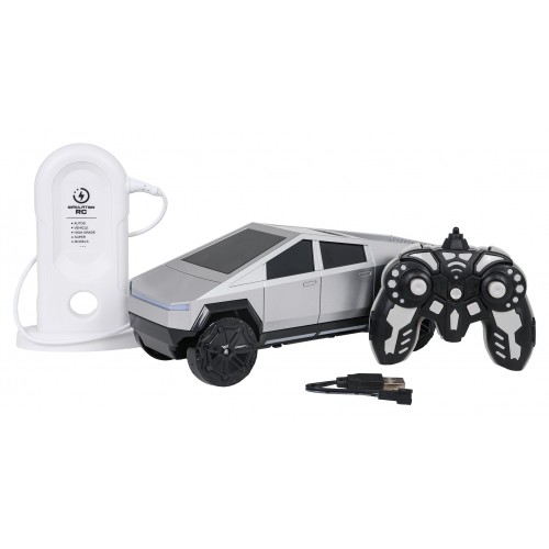 R/C Auto TRACK Srebrny + Stacja Ładowania