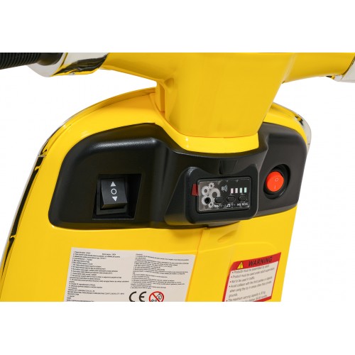 Pojazd Skuter Vespa ROMA Żółty