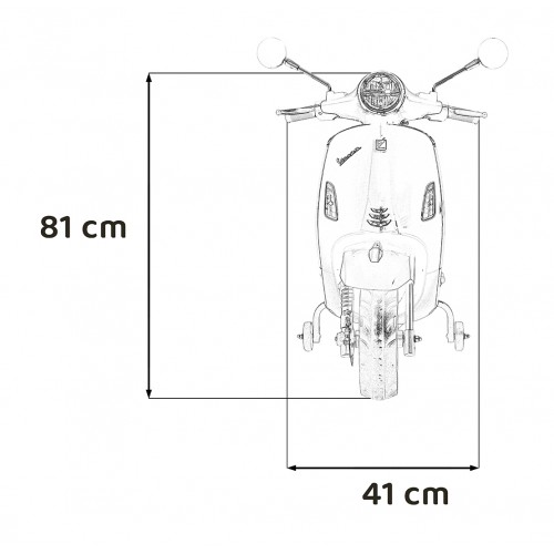 Pojazd Skuter Vespa ROMA Zielony