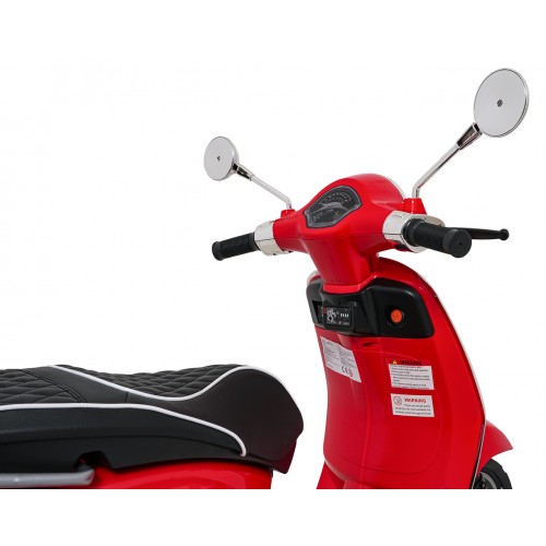 Pojazd Skuter Vespa ROMA Czerwony