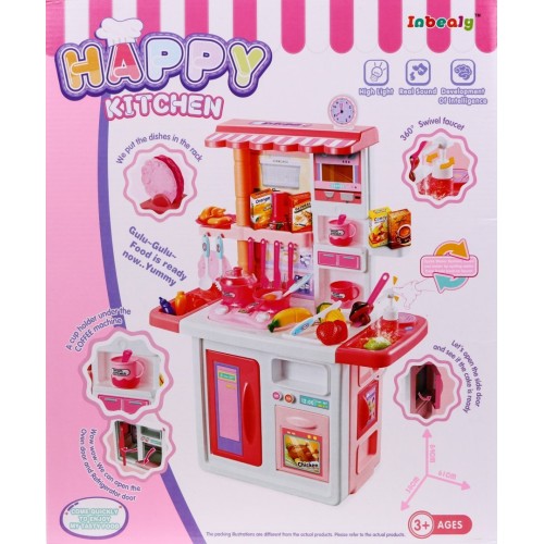 Kuchnia Kran z Wodą Fartuch Czapka Szefa Kuchni pink