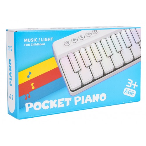 Mata Muzyczna Pianinko Białe