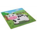 Magnetyczne Puzzle Zwierzęta + Książeczka