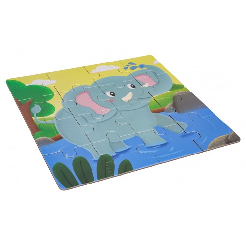 Magnetyczne Puzzle Zwierzęta + Książeczka