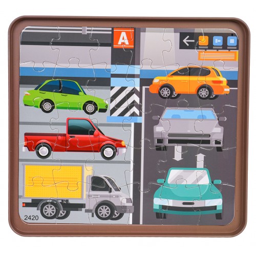 Magnetyczny Zestaw Puzzle Miasto