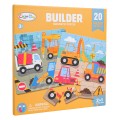 Magnetyczne Puzzle Plac Budowy + Książeczka