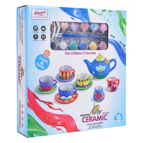 Ceramiczny Herbaciany Zestaw do Malowania