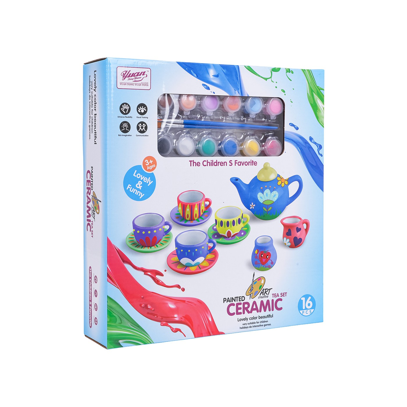 Ceramiczny Herbaciany Zestaw do Malowania