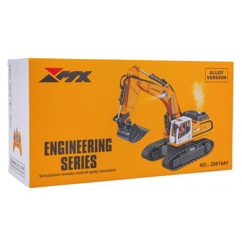 Koparka R/C z Metalową Łyżką z Funkcją Dymu