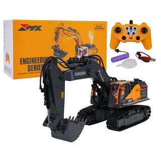 Koparka R/C z Metalową Łyżką z Funkcją Dymu