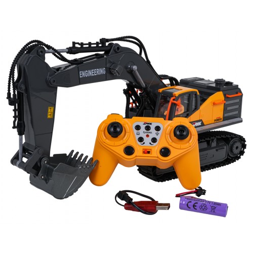 Koparka R/C z Metalową Łyżką z Funkcją Dymu