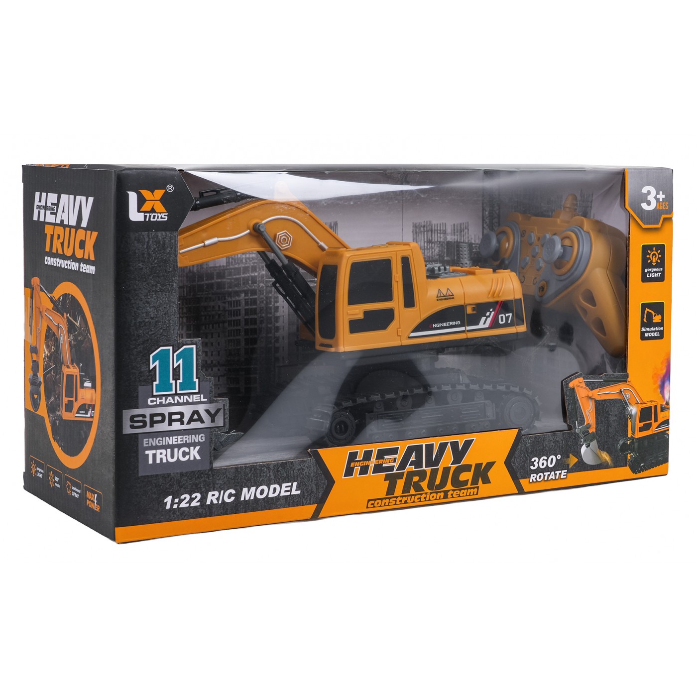 R/C Koparka Metalowe Elementy 1:22