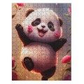 Zestaw Puzzli 300 el. Wesoła Panda dla dzieci 8+