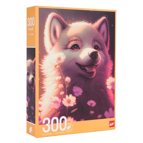 Zestaw Puzzli 300 el. Wesoły Piesek dla dzieci 8+