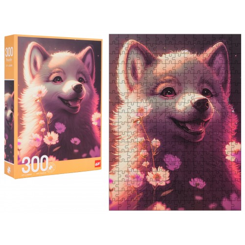 Zestaw Puzzli 300 el. Wesoły Piesek dla dzieci 8+