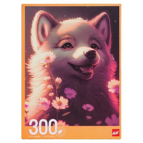 Zestaw Puzzli 300 el. Wesoły Piesek dla dzieci 8+