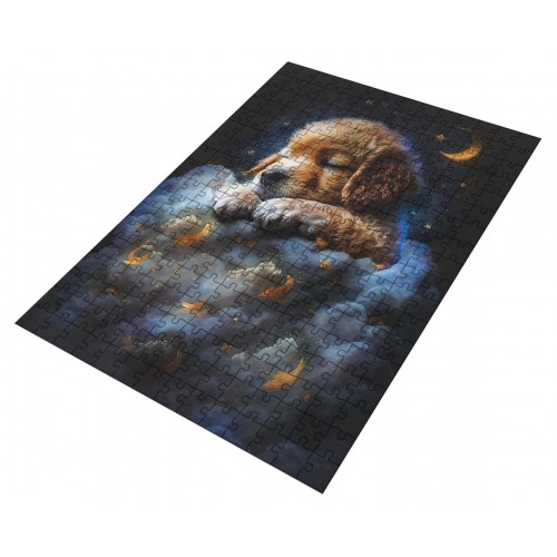 Zestaw Puzzli 300 el. Piesek w chmurach dla dzieci 8+
