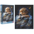 Zestaw Puzzli 300 el. Piesek w chmurach dla dzieci 8+