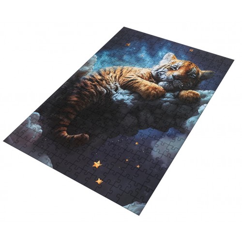 Zestaw Puzzli 300 el. Tygrys w chmurach dla dzieci 8+