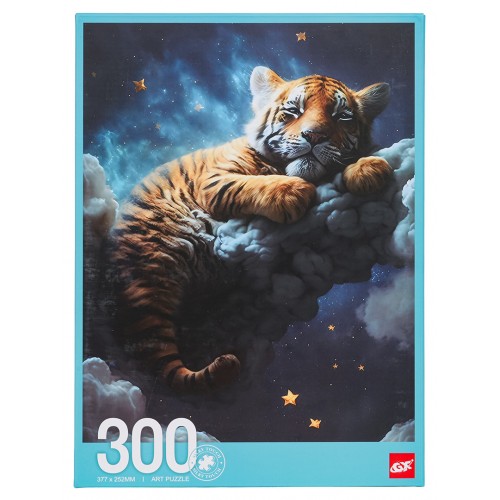 Zestaw Puzzli 300 el. Tygrys w chmurach dla dzieci 8+