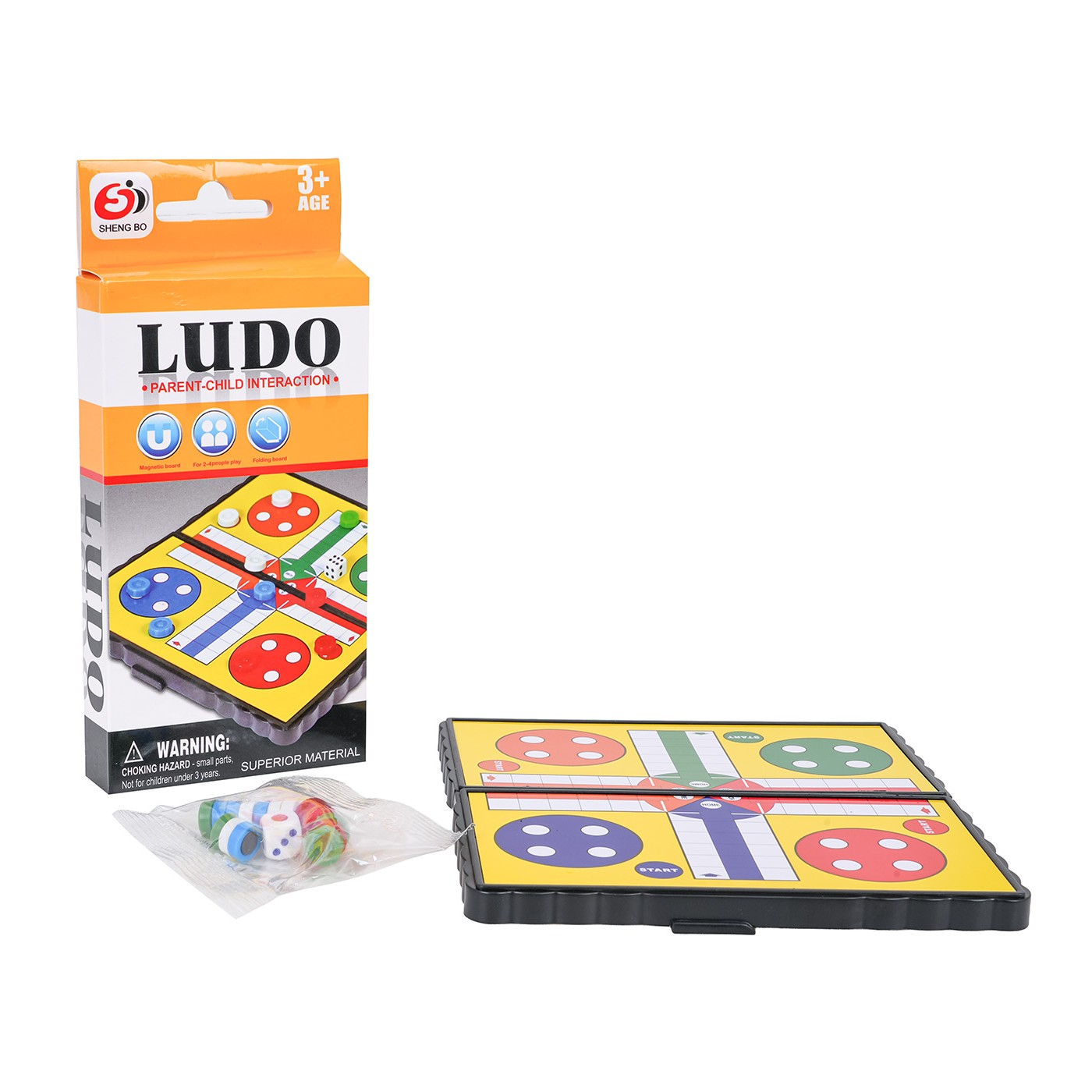 Magnetyczna Gra Planszowa Ludo