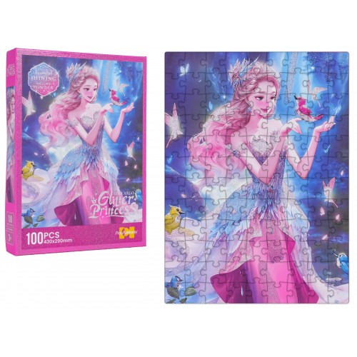 Zestaw Puzzli 100el. Księżniczka Różowa