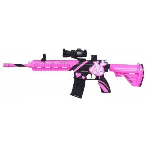 Karabin M416 Różowy na Kulki Wodne + Akcesoria