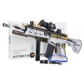 Karabin M416 Szary na Kulki Wodne + Akcesoria