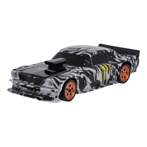 Autko R/C do Driftu 1:43 Srebrne w paski + Akcesoria